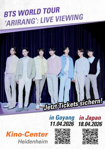BTS WORLD TOUR 'ARIRANG' IN GOYANG: LIVE VIEWING IN GOYANG & TOKYO