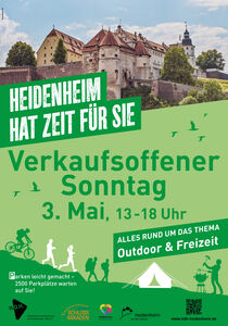 Verkaufsoffener Sonntag mit Outdoor- und Freizeittag