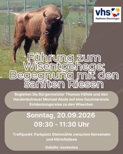 Führung zum Wisentgehege: Begegnung mit den sanften Riesen