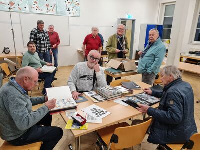 Briefmarkenfreunde – Zusammenkunft