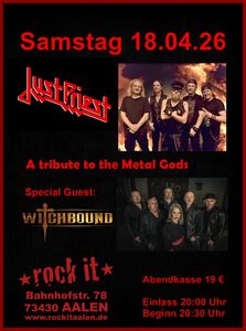 Just Priest und Witchbound live im Rock It Aalen