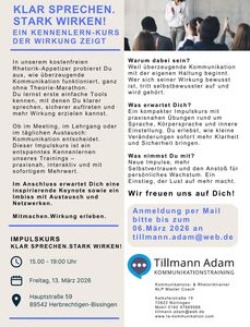 Klar sprechen - stark wirken