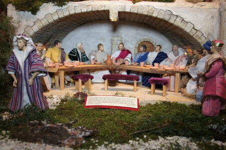 Simultan Osterkrippe